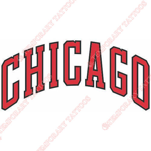 Chicago Bulls Customize Temporary Tattoos Stickers NO.940